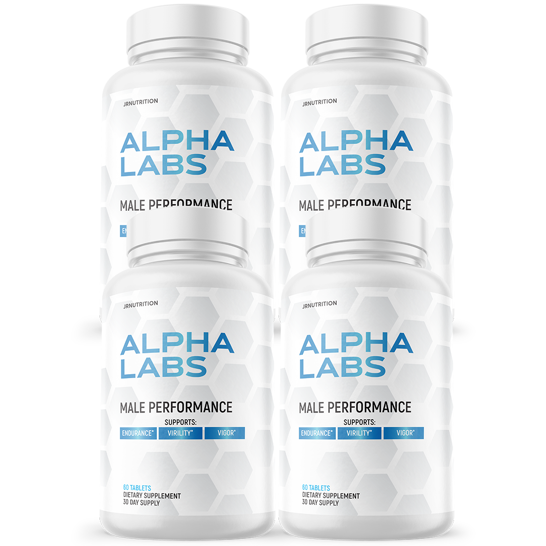 Alpha Labs - Male Enhancement Dietary Supplement 60 Tablets (4 Pack)